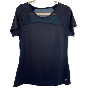 Impact by Jillian Michaels Black Short Sleeve Activewear. Size Large
